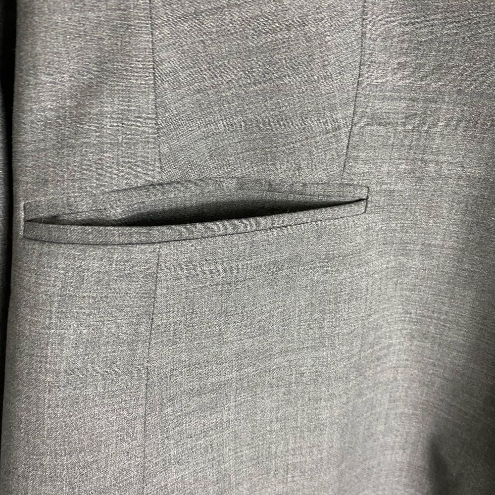 Talbots Gray Wool Blend Single Button Blazer - image 5